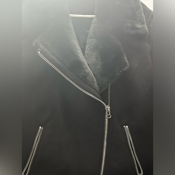 Very warm suede and fur jacket - Picture 5 of 6